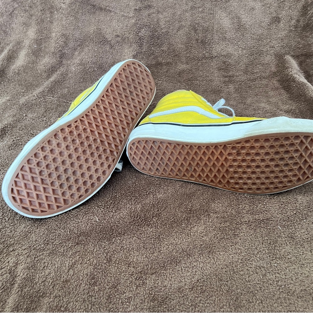 Vans Yellow High-Tops - Picture 3 of 4